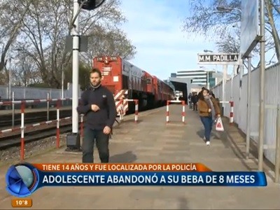 Una madre adolescente abandonó a su beba pero fue ubicada por la policía