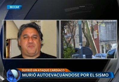 San Isidro: murió un hombre cuando evacuaban su edificio por el sismo en Chile