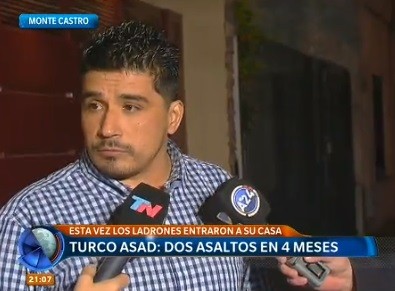 El "Turco" Asad: dos asaltos, en cuatro meses