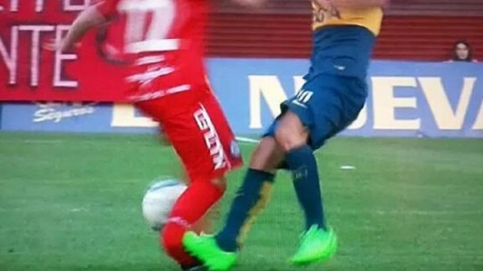 El planchazo de Tevez que le causó una fractura expuesta a un juvenil de Argentinos
