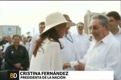 La Presidenta en Cuba: "La historia va tomando su rumbo"