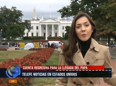 Telefe Noticias en Estados Unidos: cuenta regresiva para la llegada del Papa