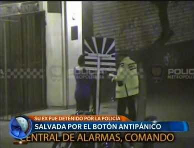 Una mujer se salvó porque accionó el botón antipánico contra su ex