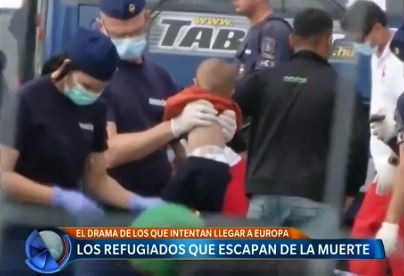 Los refugiados que escapan de la muerte