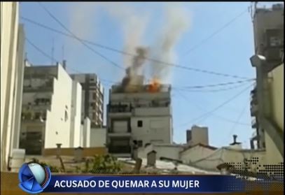 Prisión preventiva para el portero que intentó quemara  su esposa