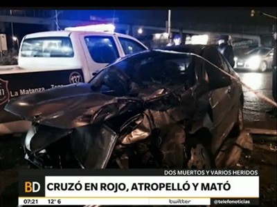 Dos estudiantes murieron atropelladas en González Catán