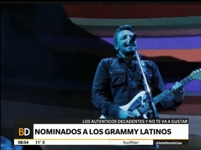 Los nominados a los Grammy Latinos