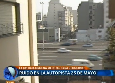 Ruido en la Autopista 25 de mayo