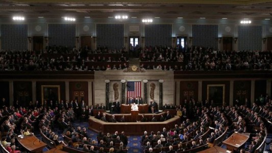 Con un contundente discurso, el Papa cautivó al Capitolio