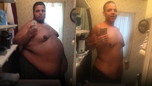 El hombre que bajó más de 150 kilos tras dos años de dieta
