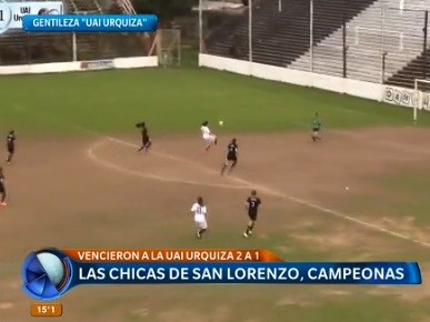 Las chicas de San Lorenzo, campeonas