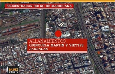 Secuestraron cocaína en el barrio de La Boca