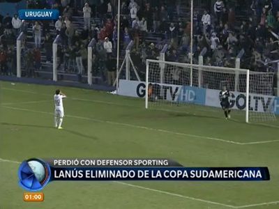 Los penales dejaron afuera a Lanús en la Copa Sudamericana
