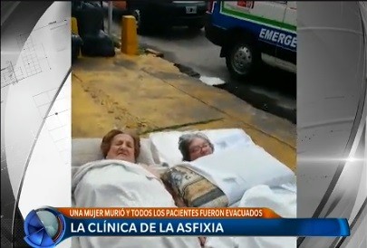 La clínica de la asfixia: murió una paciente