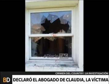 Declaró el abogado de Claudia Schaefer: "Vi sangre por todos lados"
