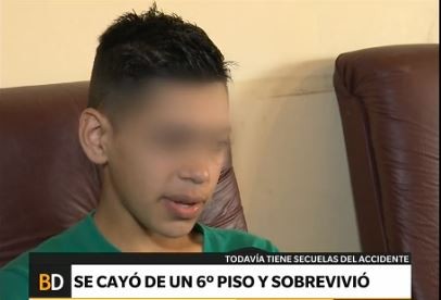 Se cayó de un 6°piso y sobrevivió: el testimonio de Gastón