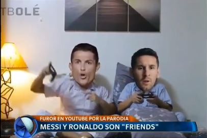 #EsViral Messi y Ronaldo son "Friends"