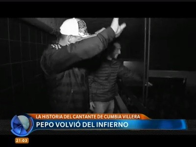 Pepo, el cantante de cumbia villera que volvió del infierno