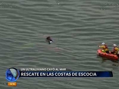 Rescate en las costas de Escocia