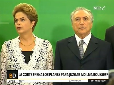 La Corte Suprema brasileña frena el juicio político a Dilma Rousseff