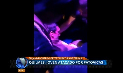 Quilmes: joven atacado por patovicas
