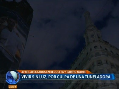 Unos 75 mil usuarios seguían sin luz