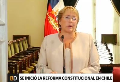 Chile inicia reforma de la Constitución