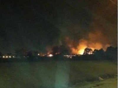 Un incendio destruyó una editorial en Ezeiza