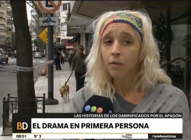 Vivir sin luz y con bronca