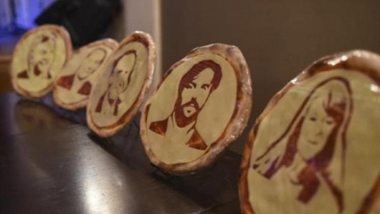 Llegan las pizzas con la cara de los candidatos presidenciales