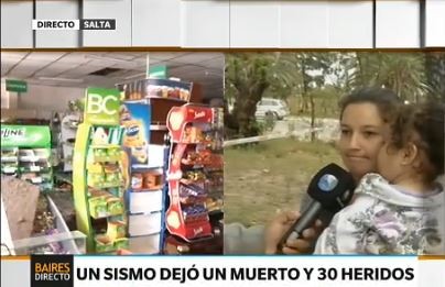 Fuerte terremoto en Salta: un muerto, heridos y destrozos