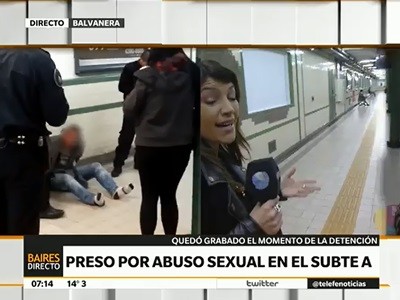 Preso por abuso sexual en el subte