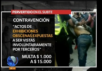 Pervertido en el subte: ¿qué pena le cabe?