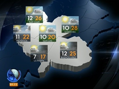 Nublado y caluroso con algunas probabilidades de lluvias