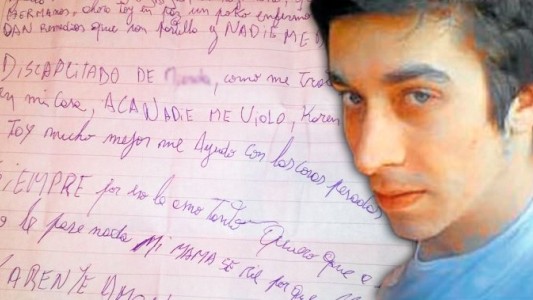 La carta del joven acusado de parricidio en Pilar