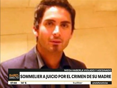 Comenzó el juicio al sommelier por la violación y muerte de su madre
