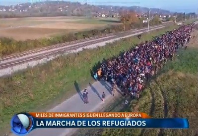 La marcha de los refugiados