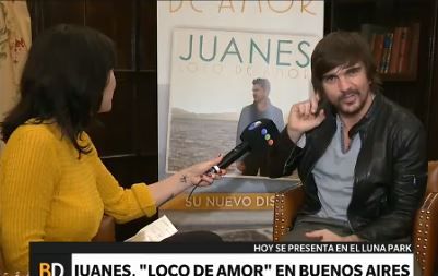 Juanes, "Loco de Amor" en Buenos Aires