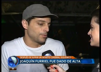 Dieron de alta a Joaquín Furriel