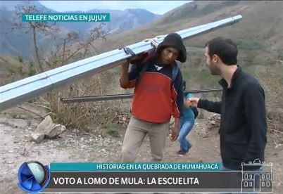 Voto a lomo de mula: la escuelita