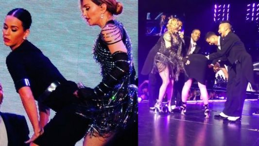 Madonna y Katy Perry compartieron un baile sexy