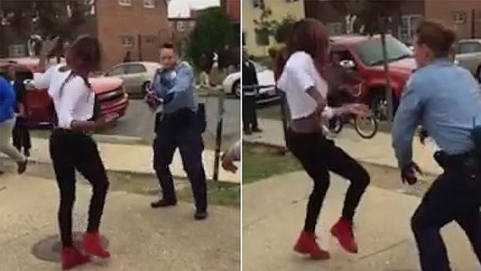 La mujer policía que evitó una pelea de bandas bailando