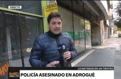 Asesinaron a un policía en un tiroteo en Adrogué