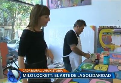 La campaña solidaria de Milo Lockett