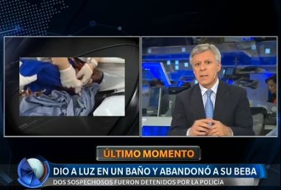 Los riesgos de la beba abandonada en la basura