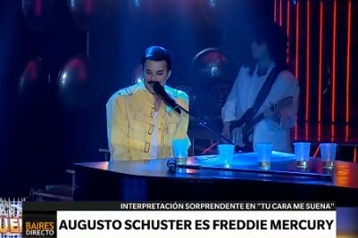 Augusto Schuster como Freddie Mercury