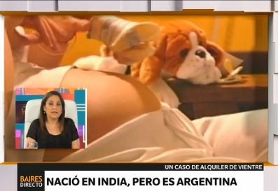 Nació en India pero es argentina