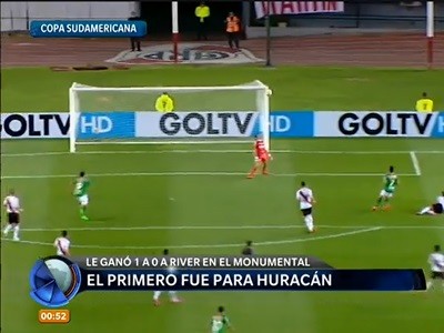Huracán derrotó a River en el Monumental y lleva ventaja en la semifinal