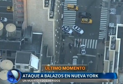 Ataque a balazos en Nueva York: un muerto y dos heridos