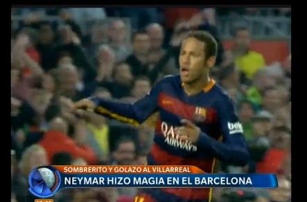 Neymar hizo magia en el Barcelona